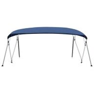 VidaXL Biminitop 4-boogs 243x(230-244)x137 cm marineblauw93141