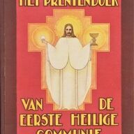 Het prentenboek van de eerste heilige communie, 1929 !!