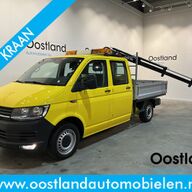 Volkswagen Transporter 2.0 TDI L2H1 Open Laadbak / Hiab T-CLX 009 Kraan / Euro 6 / 220V. / Aluca Kast / Airco / Cruise Control / Trekhaak