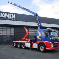 Volvo FM 13 FM 13.420 8x4 ( Tridem ) Euro 6 HMF 1820-K5 + JOAB Haakarmsysteem