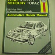 Werkplaatshandboek Ford Tempo/Mercury Topaz