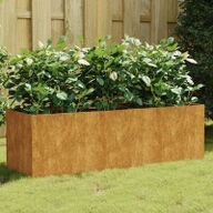 VidaXL Plantenbak verhoogd 120x40x40 cm cortenstaal824520