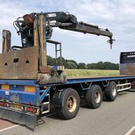 Pacton Steenoplegger Stenentrailer + Hiab R 300 F2 Steunpoten