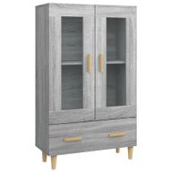 VidaXL Hoge kast 70x31x115 cm bewerkt hout grijs sonoma eikenkleurig817478