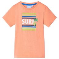 Kindershirt 92 neonoranje11779