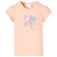 Kindershirt 104 lichtoranje10585