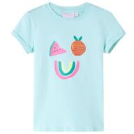 Kindershirt 104 lichtzeeblauw11390