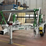 Temha makine haspelwagen Cable trailer