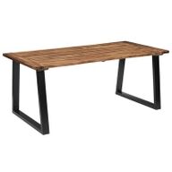 VidaXL Eettafel 180x90cm massief acaciahout288068