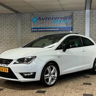 Seat Ibiza SC 1.4 TSI Cupra, automaat, navi, cruise, 1/2 leder, pano dak, 2 x PDC, airco/clima. 17 Inch LM