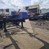 Krone 2 axle | container chassis | steel suspension | Bpw drum.