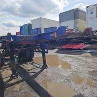 Koehler Elmshorn 2 axle | 20 ft | container chassis | steel springs | double tires |  saf axles.