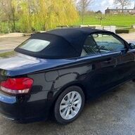 BMW 1-Serie Cabrio Zwart