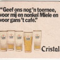 CRISTAL  GEEF ONS NOG &amp;#039;N TOERNEE, enz. achterkant het liedje