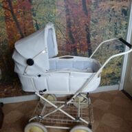 Kinderwagen, room wit