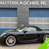 Porsche 718 Boxster S, 2.5, leder, sportuitlaat, 20 inch, schakelmogelijkheid aan stuur. 2.5