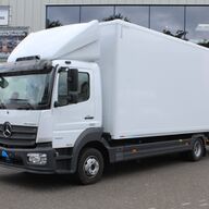 Mercedes-Benz Atego 1224L 728x248x240, 1500 kg laadklep met 180 cm Plateau, Zijdeur